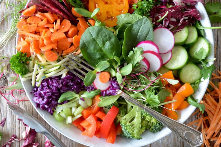 Vegetables are good for fighting cellulite